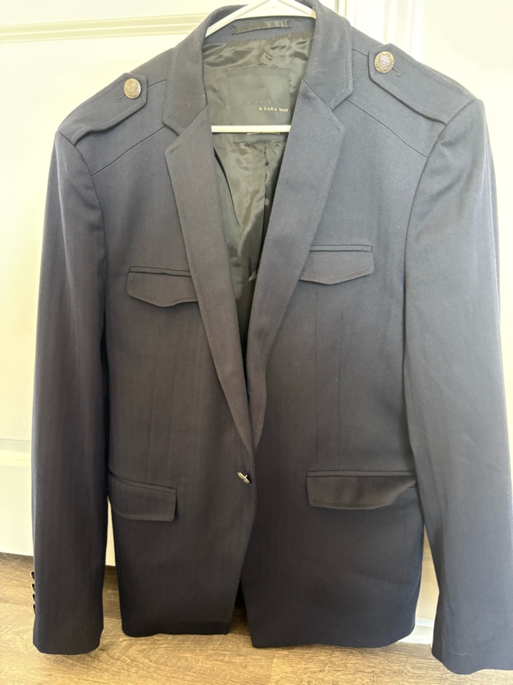 Zara Military Coats, Jackets & Wool Outer Shell Vests for Men size 53